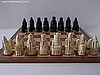 Isle of Lewis Plain Theme Chess Set